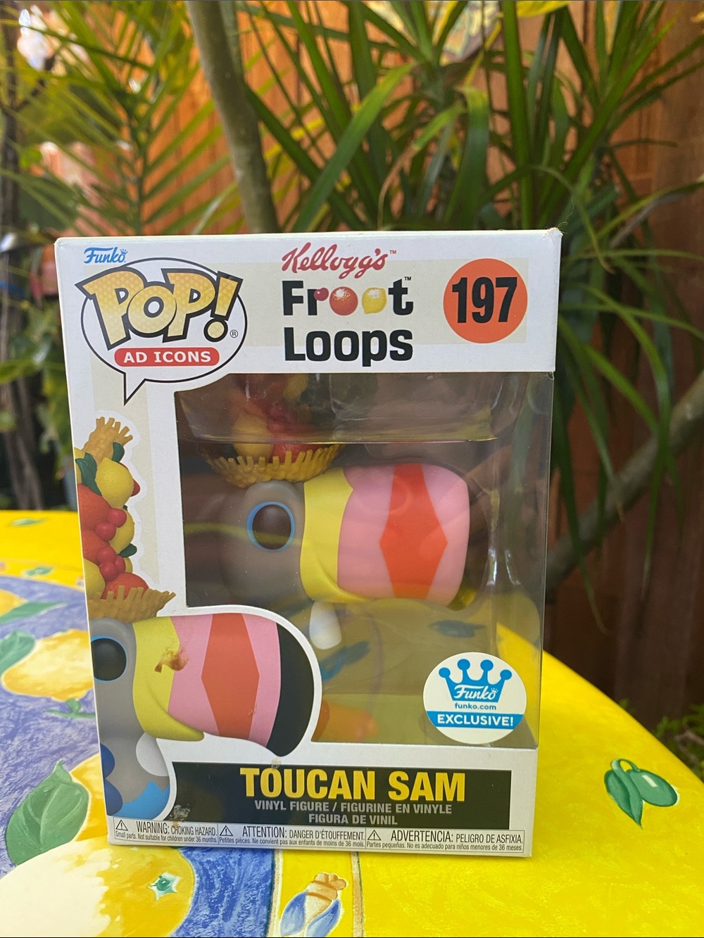 Funko Toucan Sam Vinyl Figure with Pink Yellow Orange Beak